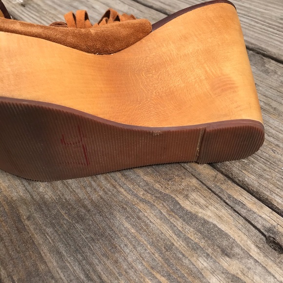 Jeffrey Campbell suede fringe Platforms - Picture 7 of 8